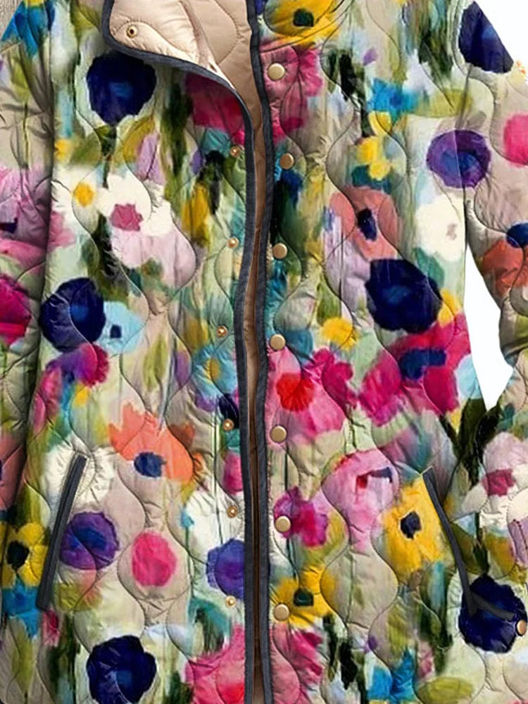 Lekka Kwiatowa Kurtka na Co Dzień