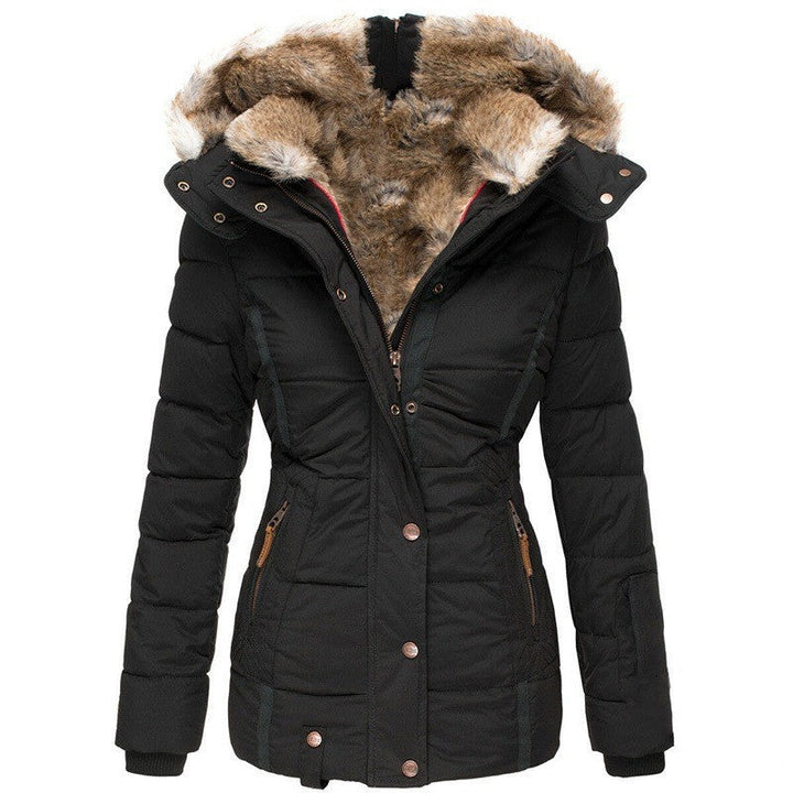 Długa Parka z Kapturem w Stylu Utility