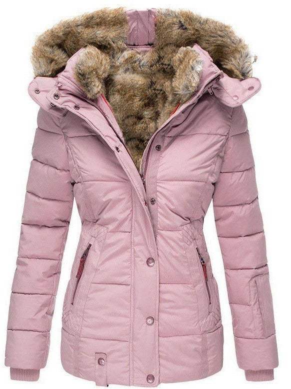 Długa Parka z Kapturem w Stylu Utility