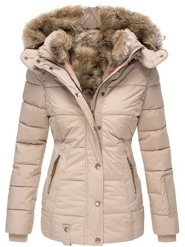Długa Parka z Kapturem w Stylu Utility