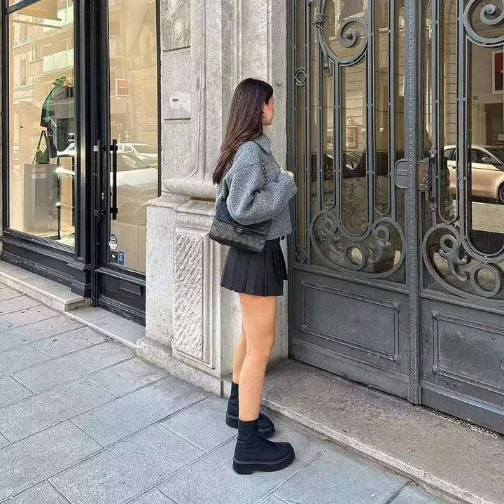 Wygodna Jesienna Kurtka w Swobodnym Stylu