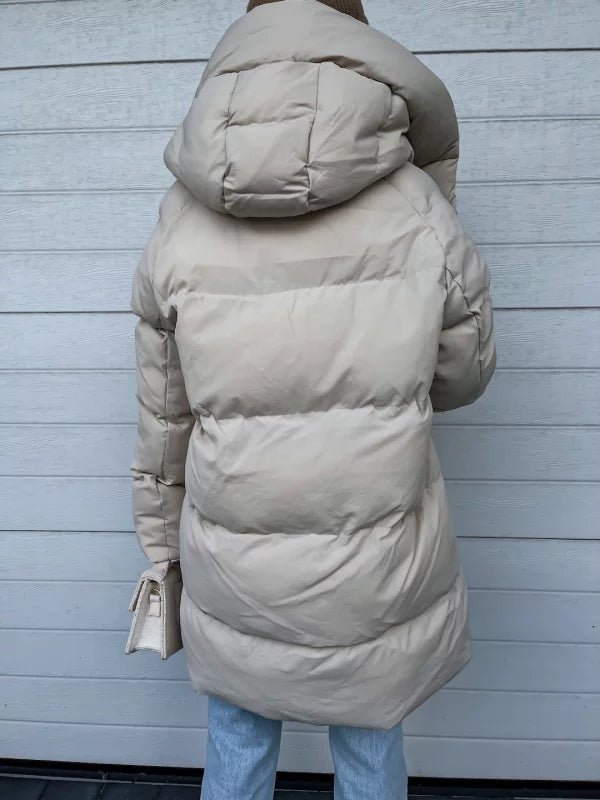 Ocieplana Kurtka Oversize w Nowoczesnym Kroju